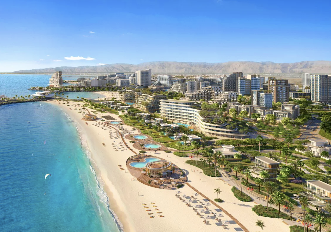 Al Marjan Island coastline